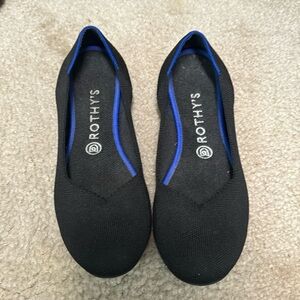 Rothy’s classic black flats
